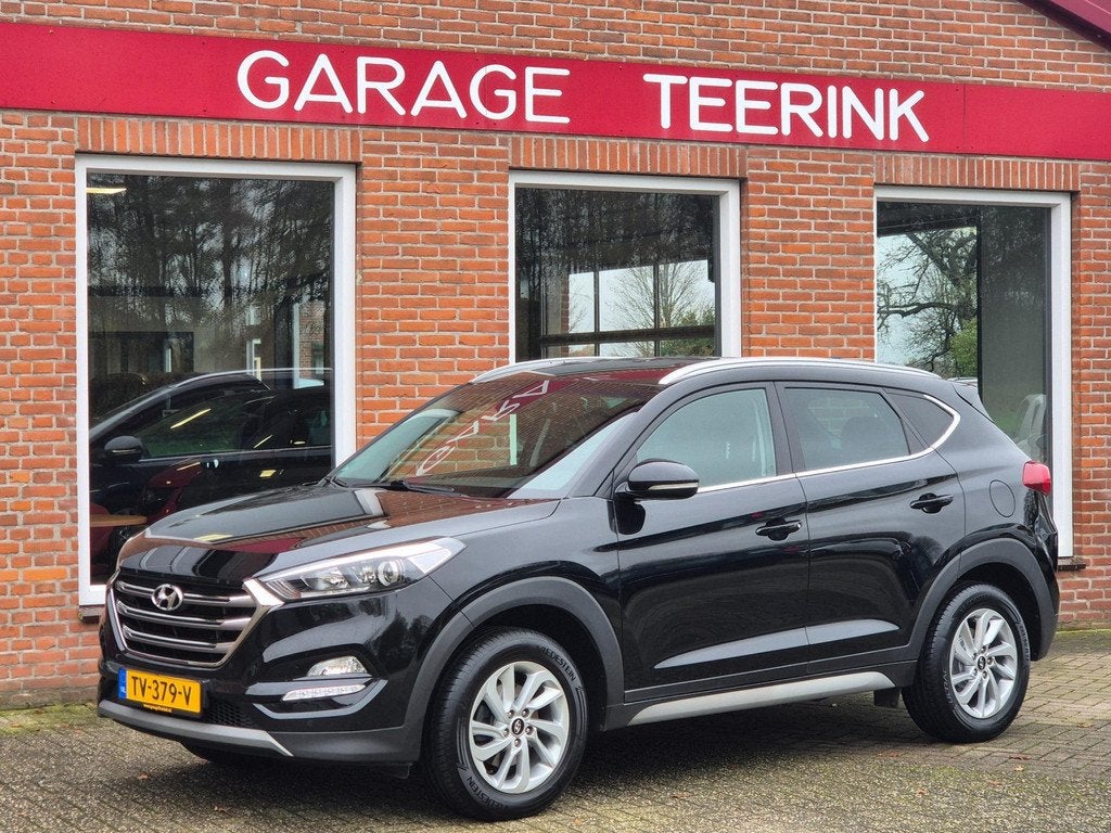 Hyundai Tucson 1.6 GDi Comfort 132PK 5drs clima, cruise, nav, Auto's, Hyundai, Voorwielaandrijving, Stof, Gebruikt, Euro 6