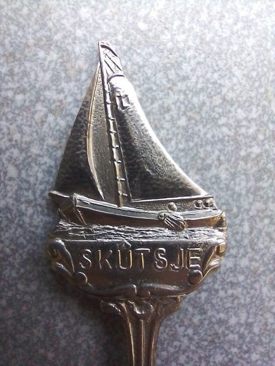 Skutsje lepeltje, Ophalen of Verzenden, Merk