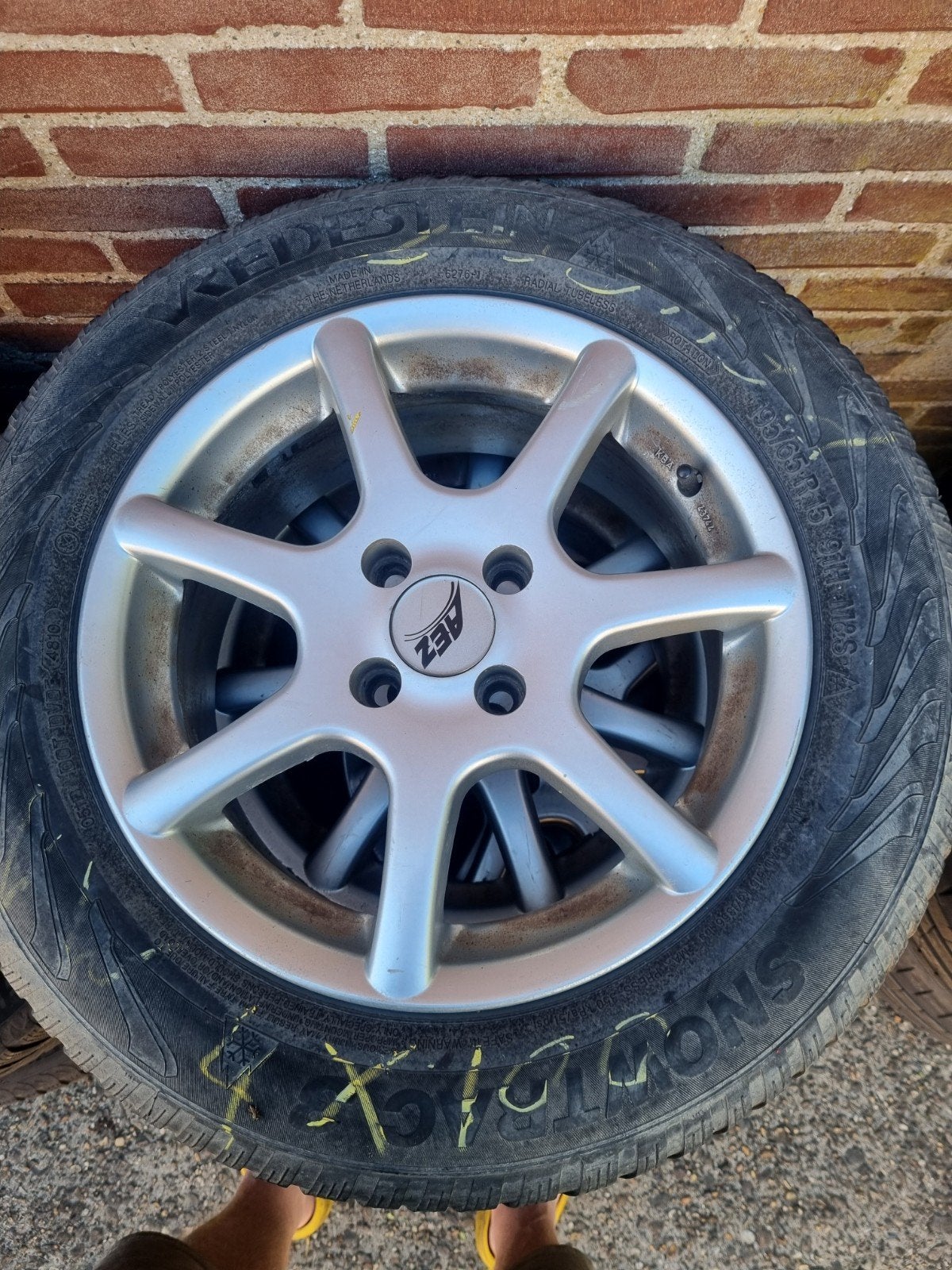 nette velgen4x100 et42, Ophalen, 15 inch, 195 mm, Zomerbanden