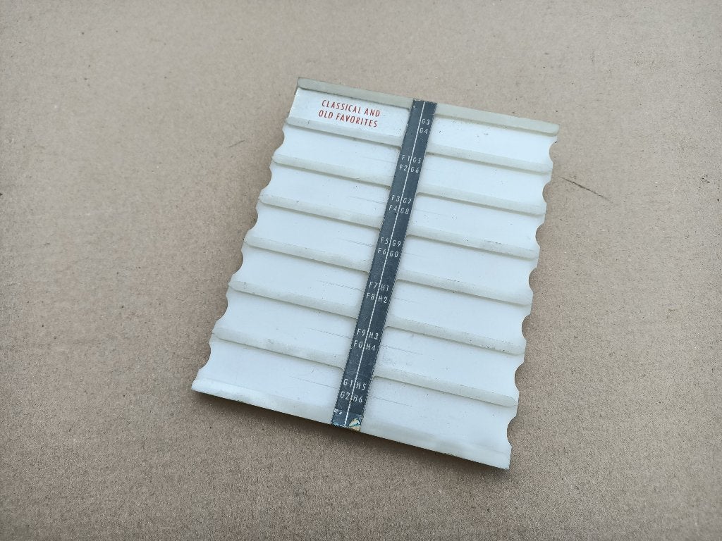 Titelrekje Wurlitzer (Div) jukebox, Verzenden, Gebruikt, 1950 tot 1960, Seeburg
