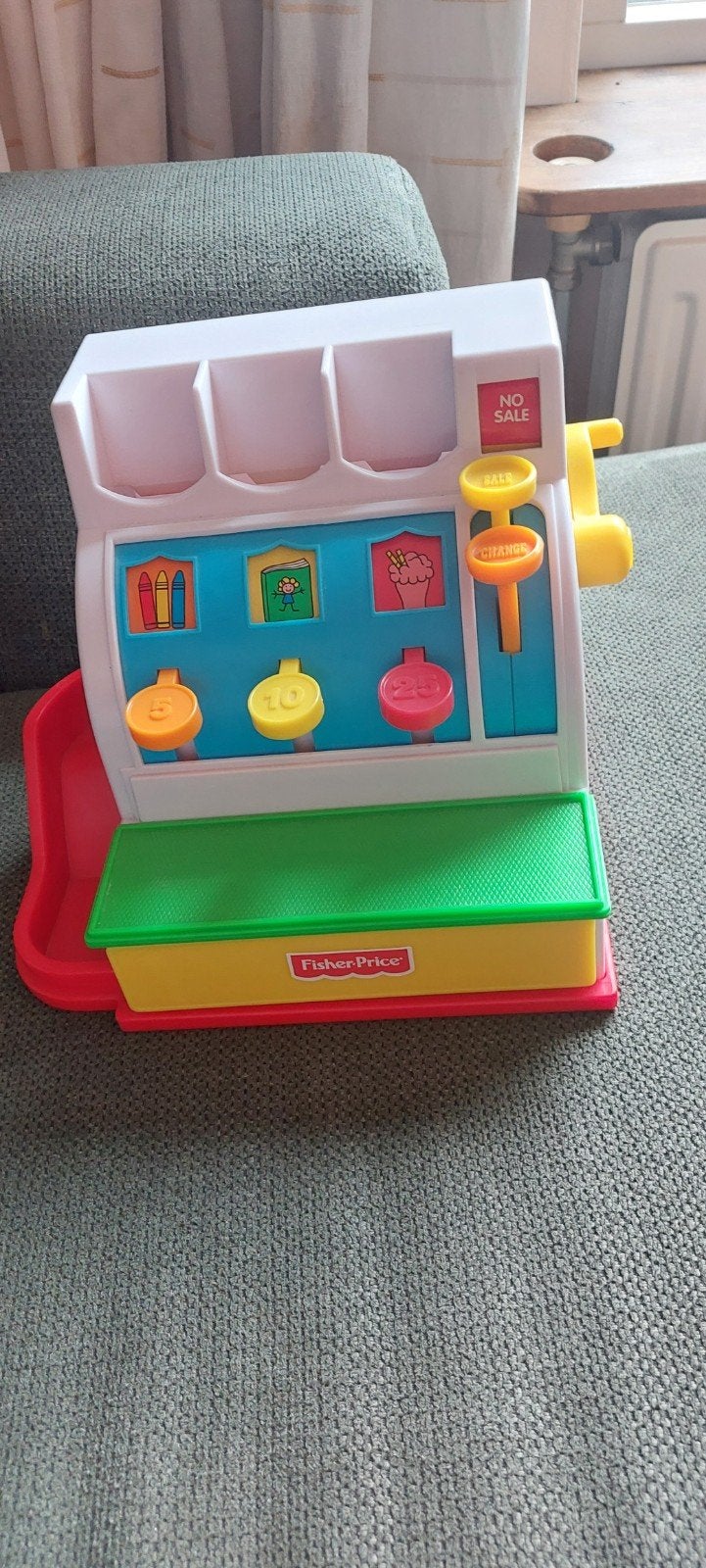 Fisher-Price Kassa Speelgoed met Munten, Ophalen, Gebruikt, Speelset