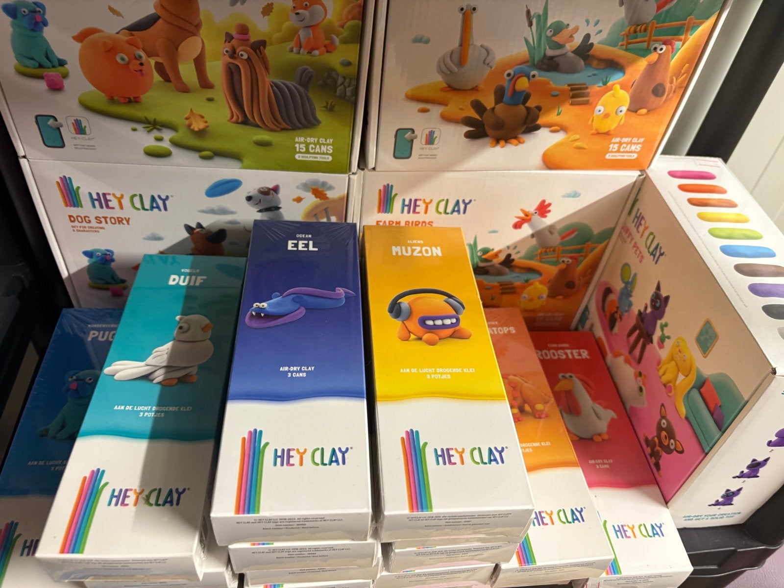 Grote partij Hey Clay klei - 45x 3-pack & 10x 15-can, Ophalen of Verzenden, Nieuw, Knutselen