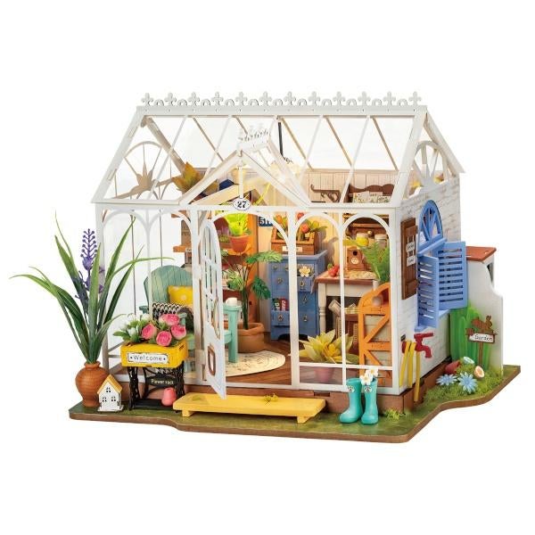 Robotime Dreamy Garden House DG163 Bouwpakket Nieuw, Groter dan 1:32, Nieuw, Ophalen of Verzenden, Robotime