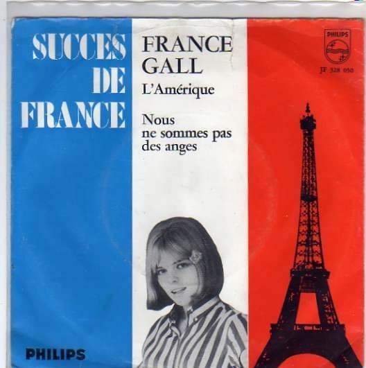 France Gall- L' Amerique Serie Succes de France, Cd's en Dvd's, Beschermende buitenhoes, Verzenden, 7 inch