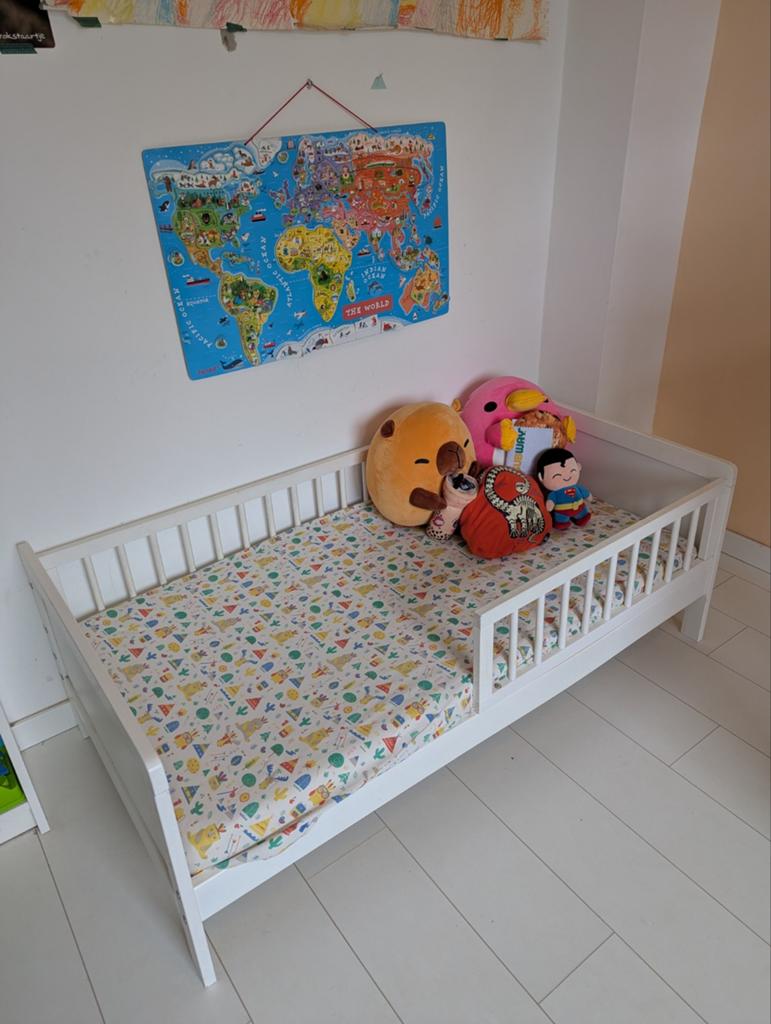 Petit Amelie Peuter Bed- 70x140, Kinderen en Baby's, Kinderkamer | Bedden, Gebruikt, 70 tot 85 cm, 140 tot 160 cm, Ophalen