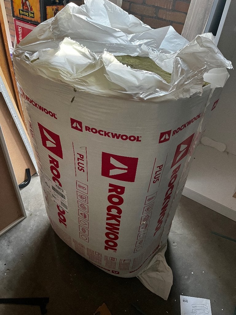 Rockwool Rockmin Plus isolatie - 6.1 m², Ophalen, Dakisolatie, Nieuw, Steenwol