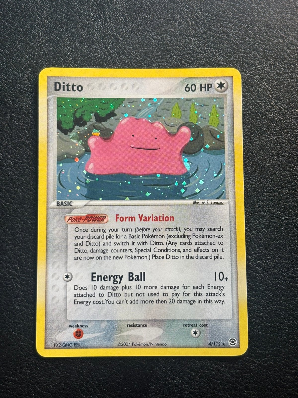 Ditto holo - FireRed & LeafGreen 4/112 (NM), Ophalen of Verzenden, Zo goed als nieuw