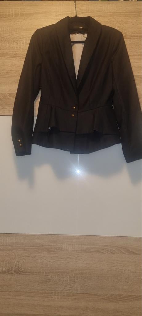 Nette dames blazer van H&M, maat 38, Maat 38/40 (M), H&M, Zwart, Ophalen of Verzenden