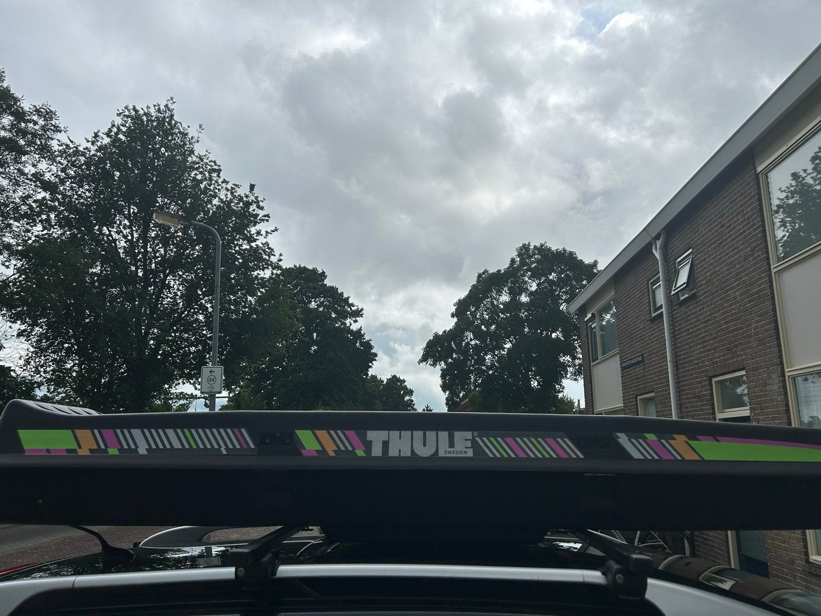 Thule Dakkoffer met Mont Blanc dakdragers, Auto diversen, Dakkoffers, Ophalen of Verzenden, Gebruikt