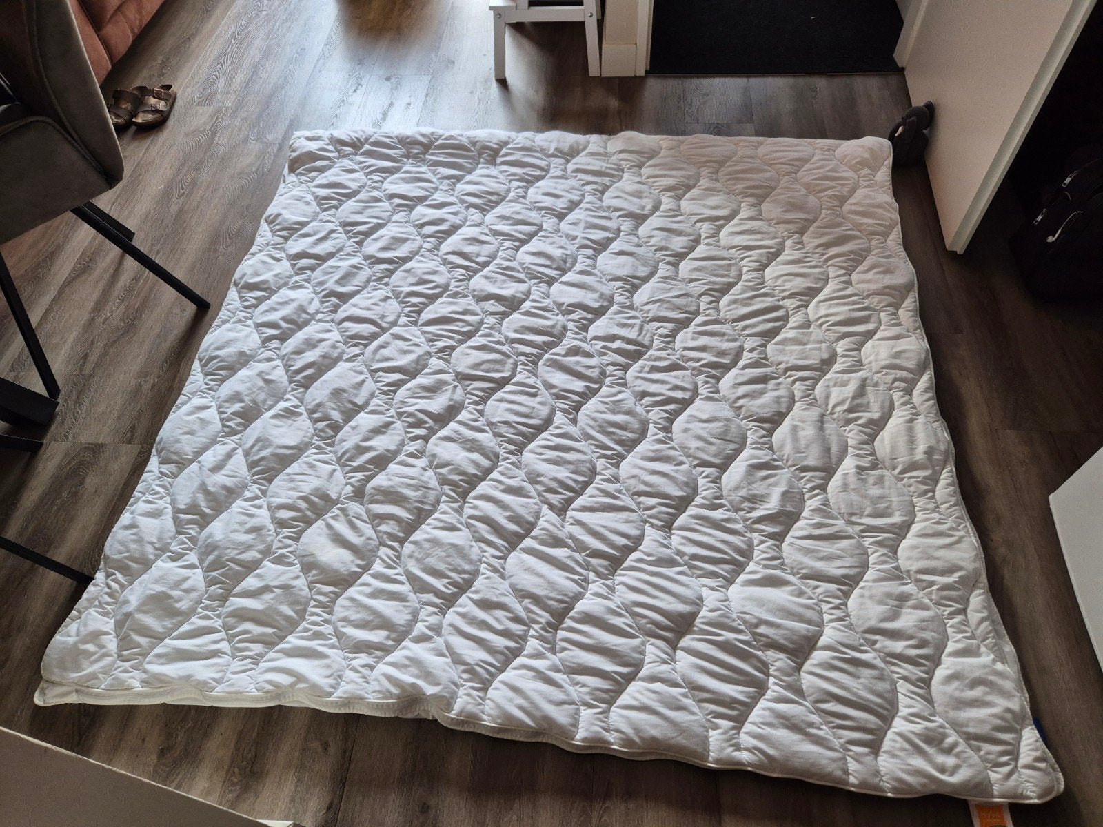 Gebruikt Silvana 4-seizoenen dekbed 200x200cm, Ophalen, Gebruikt, Wit, Deken of Dekbed
