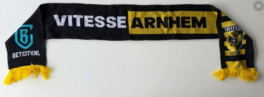 Vitesse Arnhem sjaal, Verzamelen, Ophalen of Verzenden, Nieuw, Vitesse, Vaantje of Sjaal