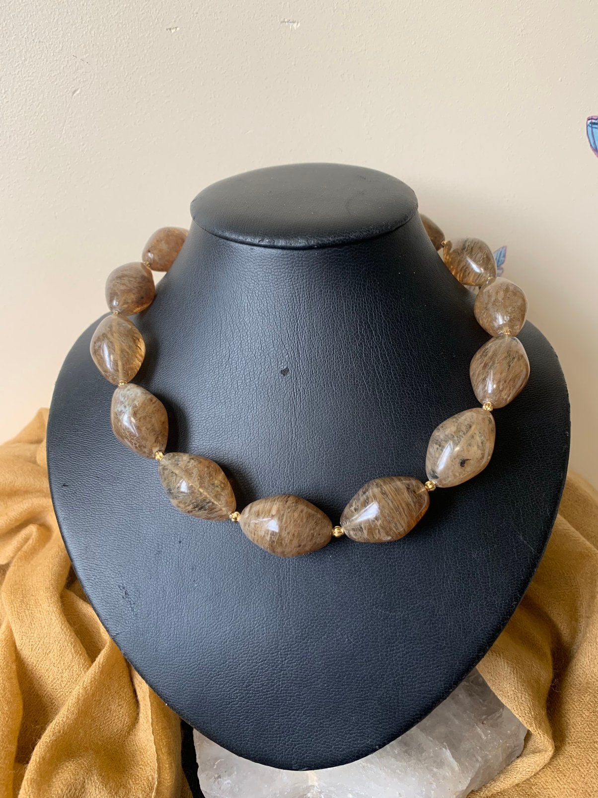 Limonietkwarts gloden healer beschermt sjamaan zuivert, Sieraden, Tassen en Uiterlijk, Kettingen, Ophalen of Verzenden, Nieuw