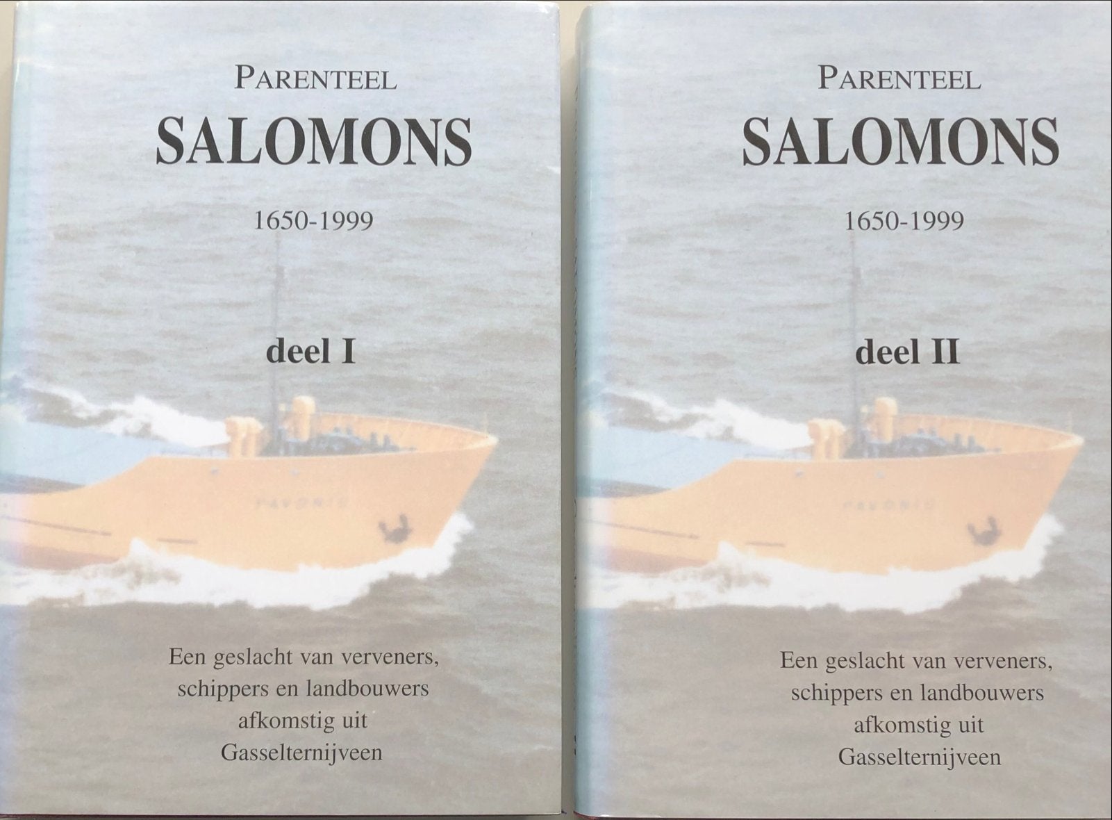 Genealogie: Parenteel Salomon deel I & II, Boeken, Ophalen of Verzenden, 20e eeuw of later, Zo goed als nieuw