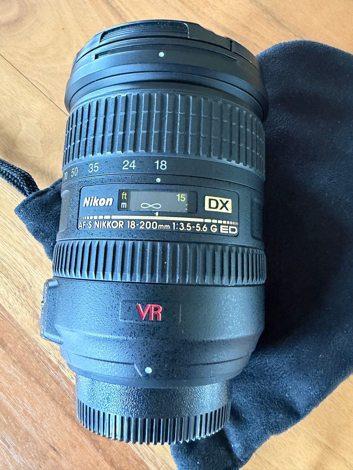 Nikon AF-S Nikkor 18-200mm f/3.5-5.6G ED VR DX lens, Autofocus, Nikon, Ophalen of Verzenden, Zo goed als nieuw