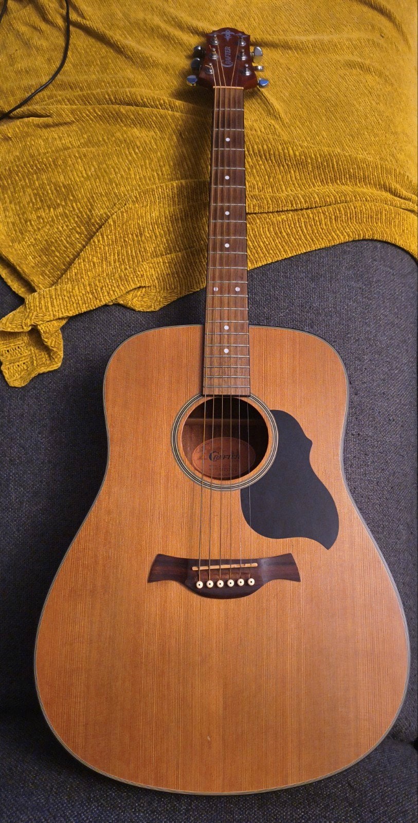 Crafter LITE-D/CD Acoustic Guitar, Ophalen, Zo goed als nieuw, Western- of Steelstringgitaar