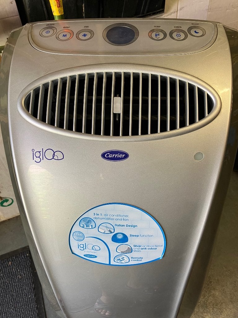 Te Koop mobiele airco: Igloo Carrier, type 51AKP260H, Timer, Minder dan 60 m³, 3 snelheden of meer, Ophalen of Verzenden