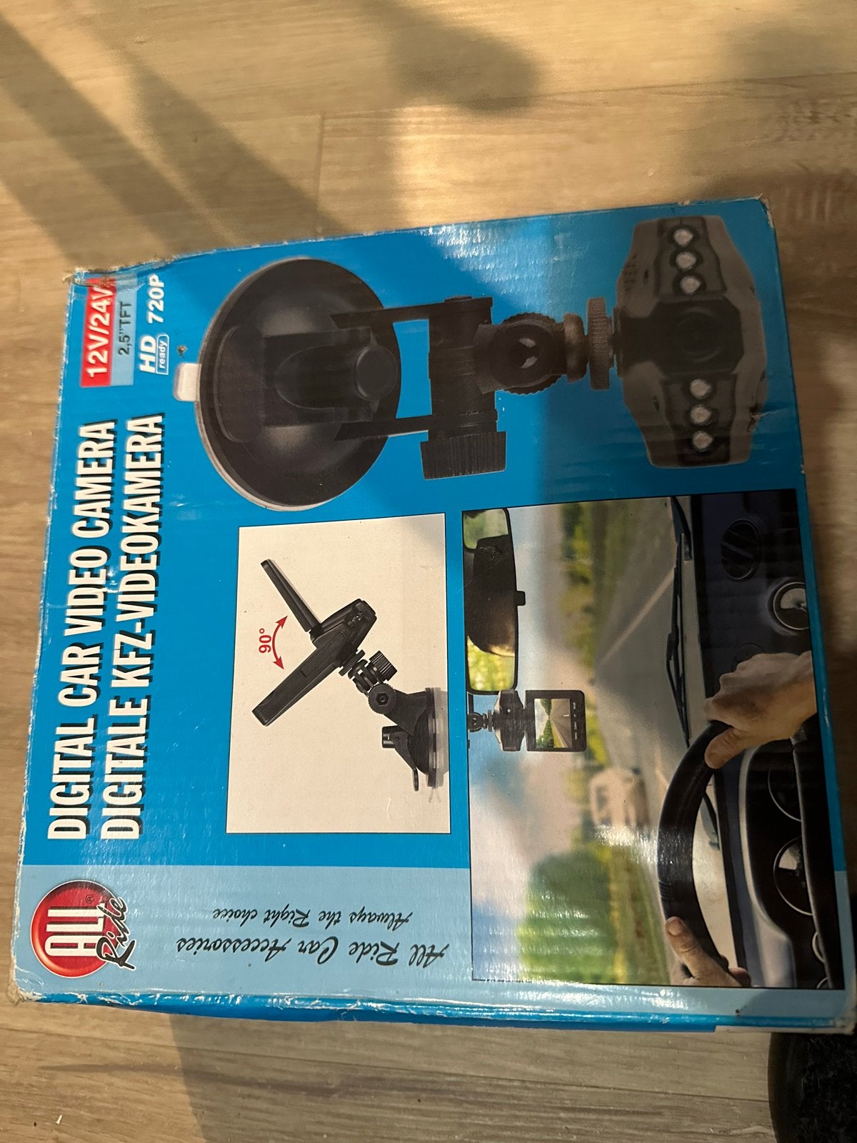 All Ride Dashcam HD 720p met 2,5 inch scherm, Ophalen, Nieuw