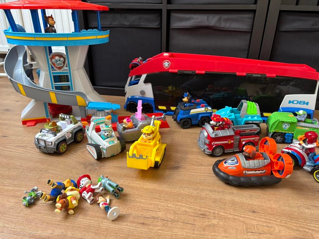 Paw patrol conplete set, Kinderen en Baby's, Speelgoed | Actiefiguren, Ophalen of Verzenden, Zo goed als nieuw