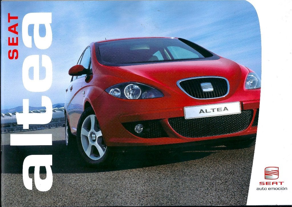 Brochure Seat Altea 2004, Ophalen of Verzenden, Gelezen, Overige merken