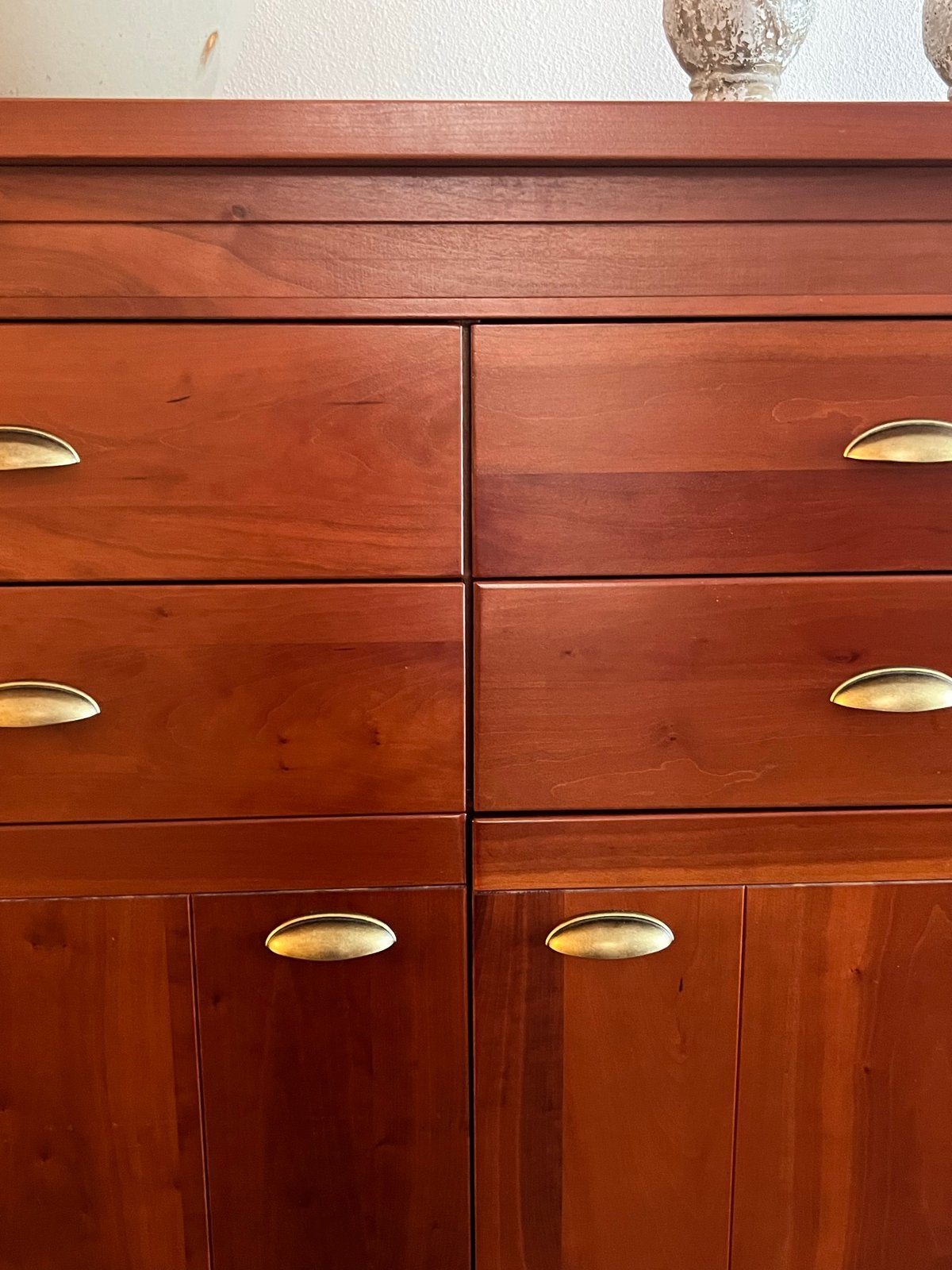 Kersenhouten Kast met Lades en Deurtjes, Ophalen, Gebruikt, 50 tot 100 cm, 25 tot 50 cm
