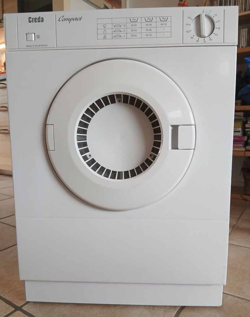 Creda Compact wasdroger 3 kg, Witgoed en Apparatuur, Wasdrogers, Ophalen, Minder dan 85 cm, Zo goed als nieuw, Voorlader