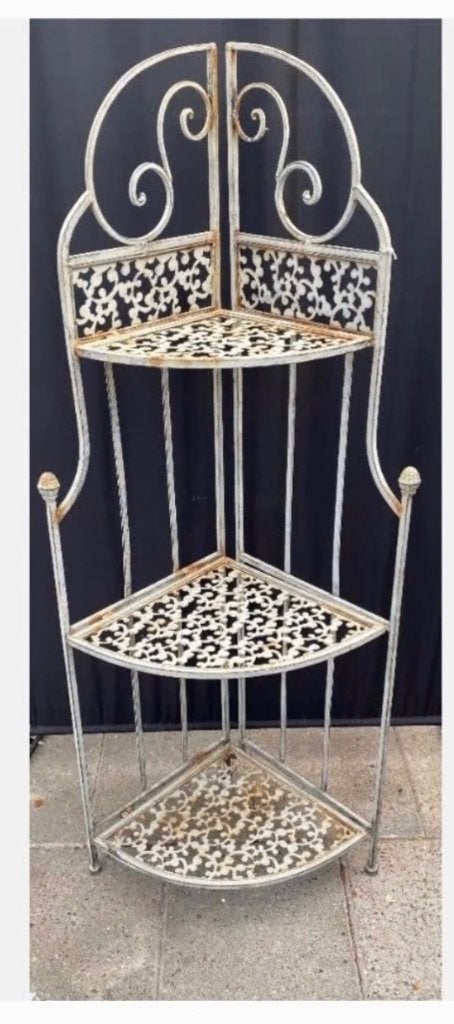 Vintage Tuindeco metaal Tuin-Rek, binnen buiten, tuin, kamer, Ophalen, Gebruikt, X, X