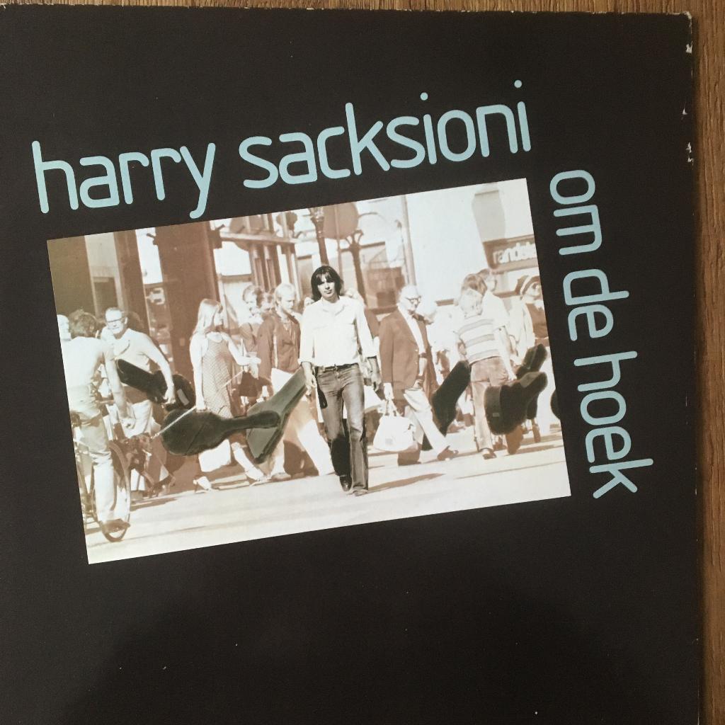 Harry Sacksioni Om De Hoek LP 1978 Harlekijn 70s Amsterdam, Ophalen of Verzenden, 1970 - 1979, Gebruikt, 12 inch