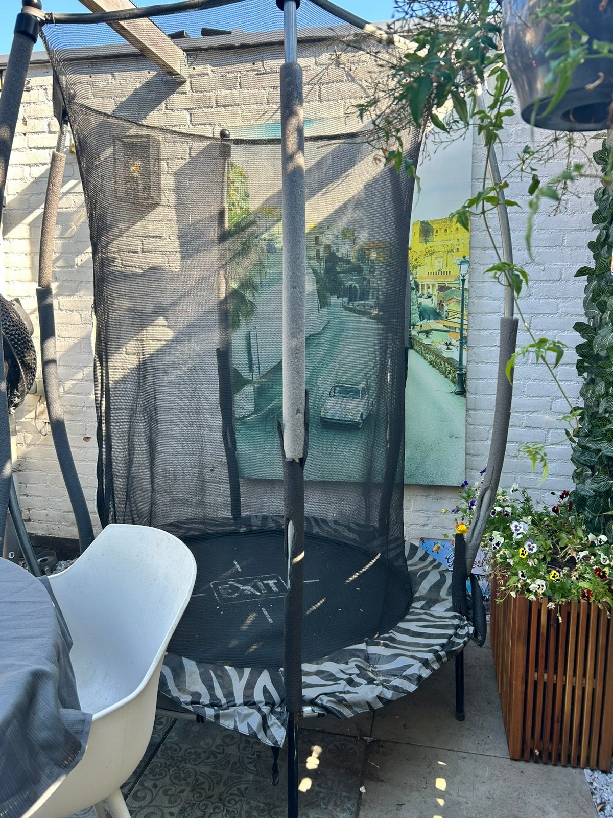 Kleine trampoline, Kinderen en Baby's, Speelgoed | Buiten | Trampolines, Ophalen, Zo goed als nieuw