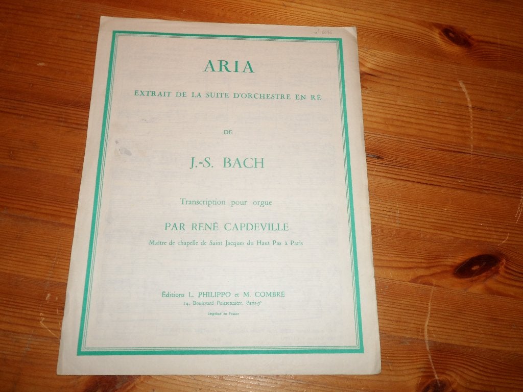 Bach - aria / arie aus h moll messe, Zang, Gebruikt, Klassiek, Ophalen of Verzenden