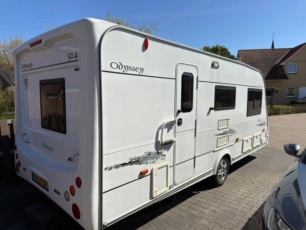 Elddis Odyssey 524 caravan - 2007 - Nu €8400,-!, Caravans en Kamperen, Mover, Elddis, Treinzit, Particulier