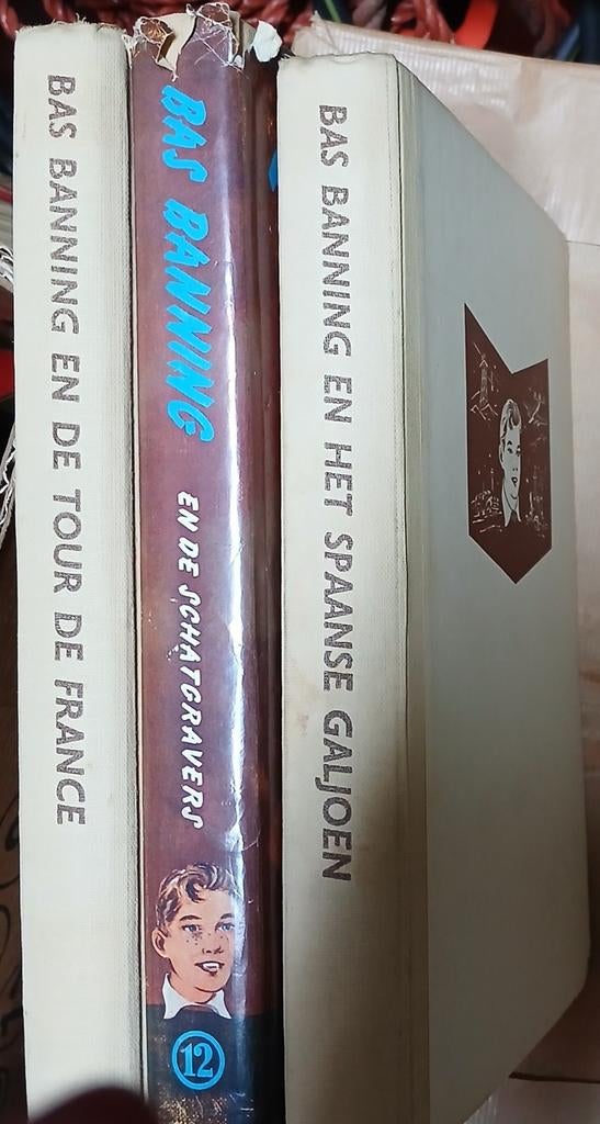 3 Bas Banning boeken:, Boeken, Kinderboeken | Jeugd | onder 10 jaar, Ophalen of Verzenden, Gelezen, A. van Aardenburg, Fictie algemeen