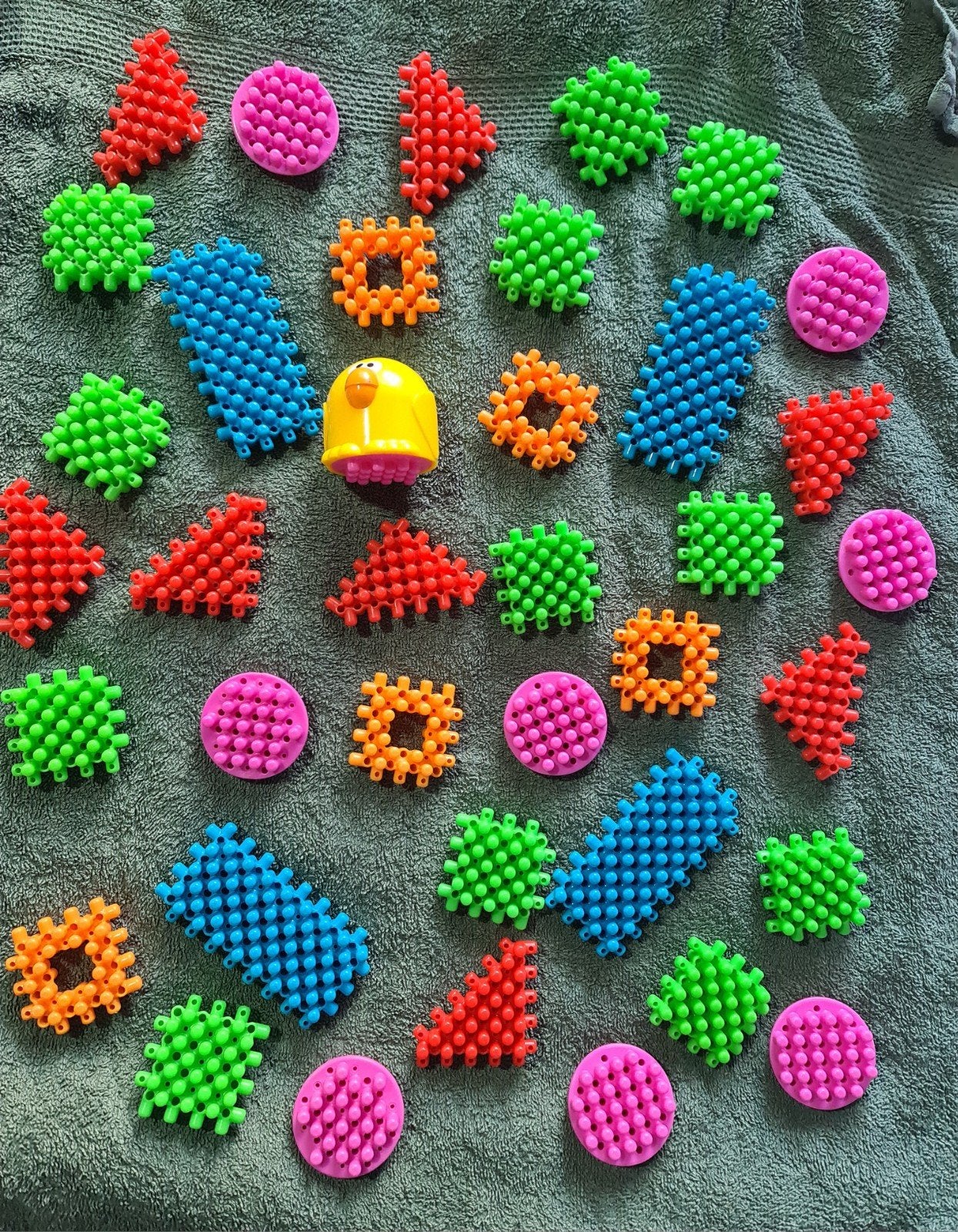 Playskool Clipo blokken - 38-delige set met figuurtje noppen, Ophalen of Verzenden, Overige merken