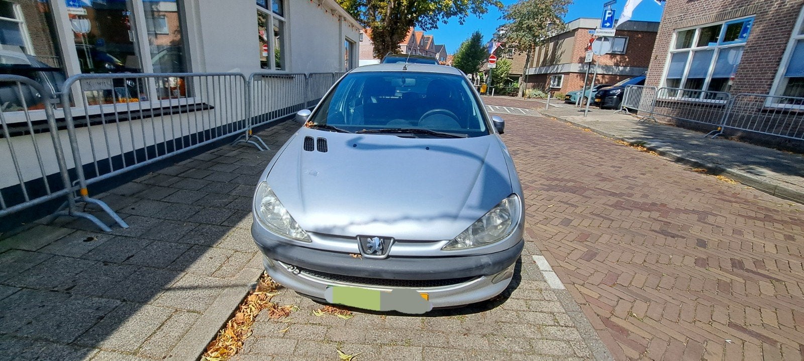 Peugeot 206 1.4 Challance 5D AUT 2003 Grijs, Auto's, Peugeot, Particulier, 1100 kg, Zilver of Grijs, 955 kg