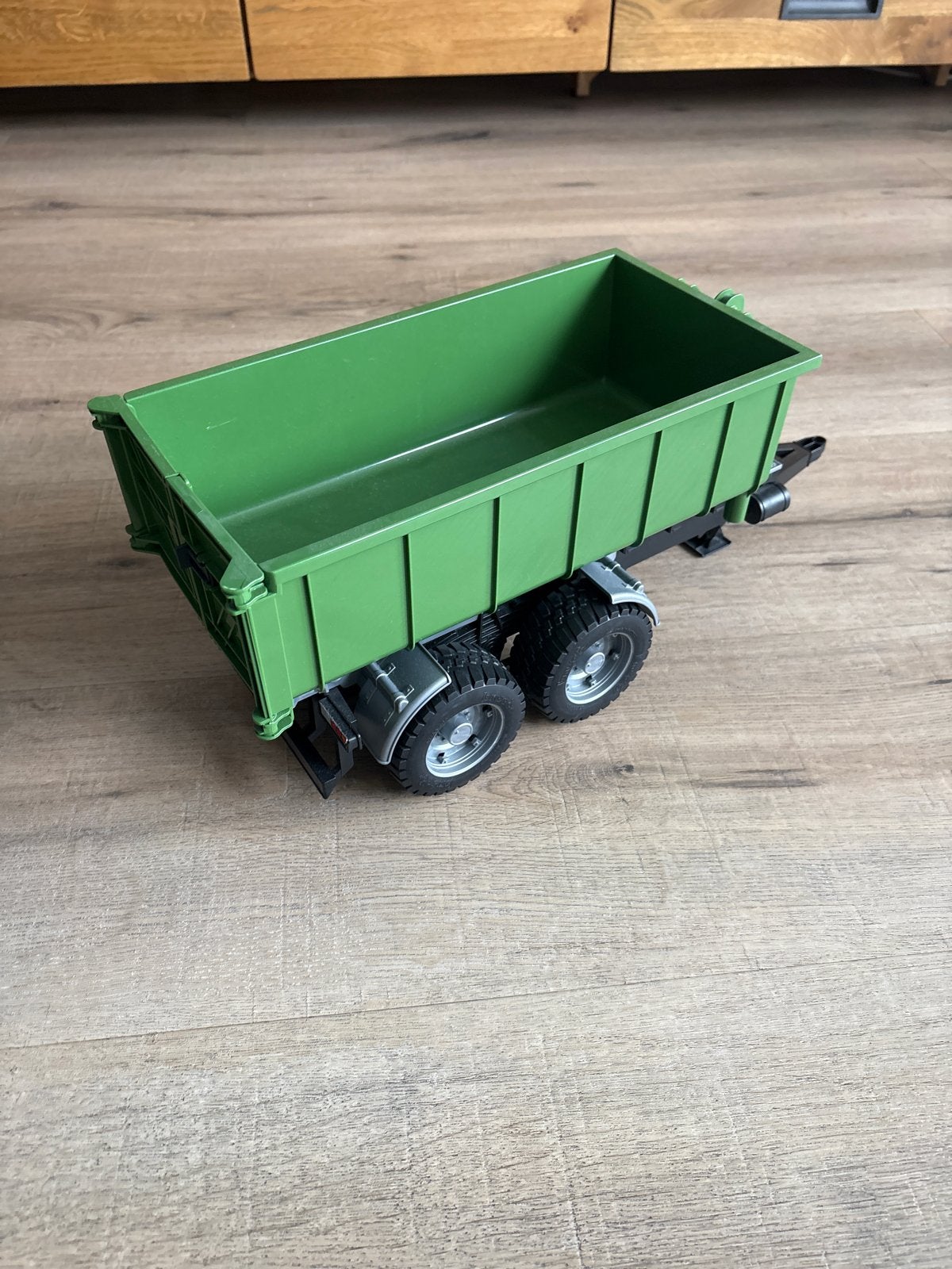 Bruder Containeraanhanger Groen - Speelgoed, Ophalen, Gebruikt