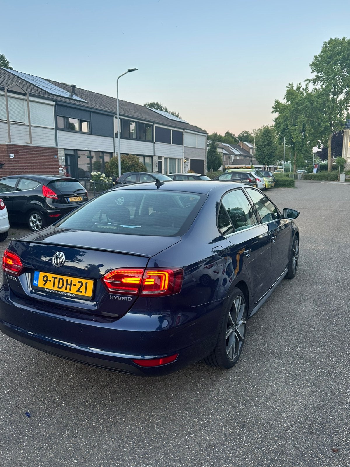 Volkswagen Jetta 1.4 TSI Hybrid 170pk 7-DSG 2013 Blauw, Auto's, Volkswagen, Blauw, Origineel Nederlands, Hybride Elektrisch/Benzine