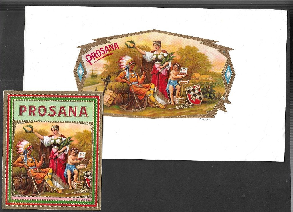 Etiket scan V5390, Ophalen of Verzenden, Gebruikt, Sigarenbandjes