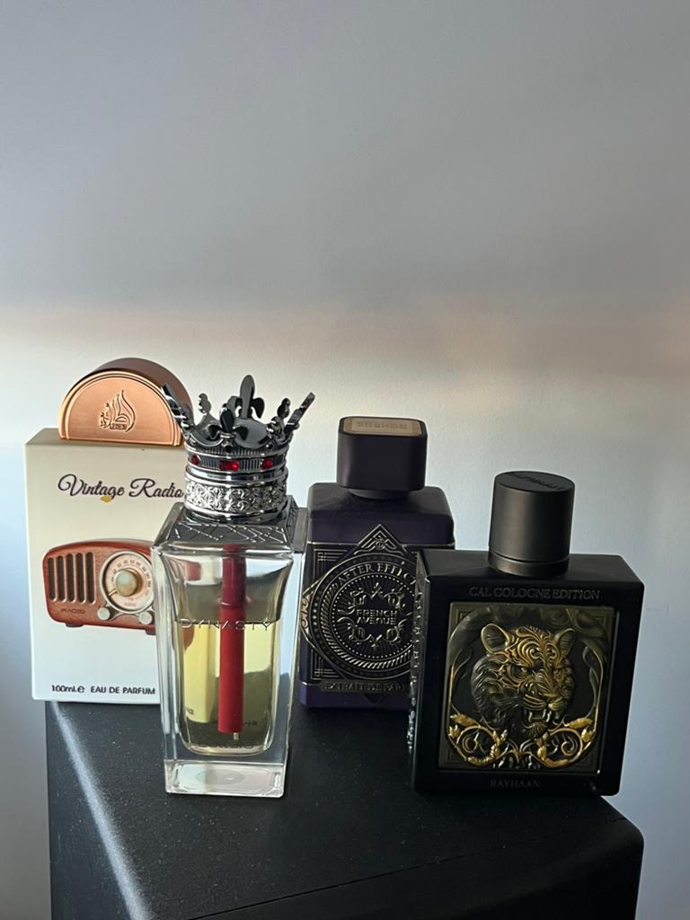 Lattafa, French Avenue, Rayhaan Bundel, Ophalen of Verzenden, Zo goed als nieuw, Miniatuur