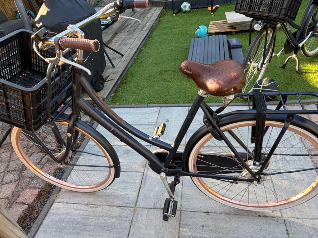 Cortina damesfiets framemaat 57cm, Gebruikt, Versnellingen, 56 cm of meer, Trommelrem