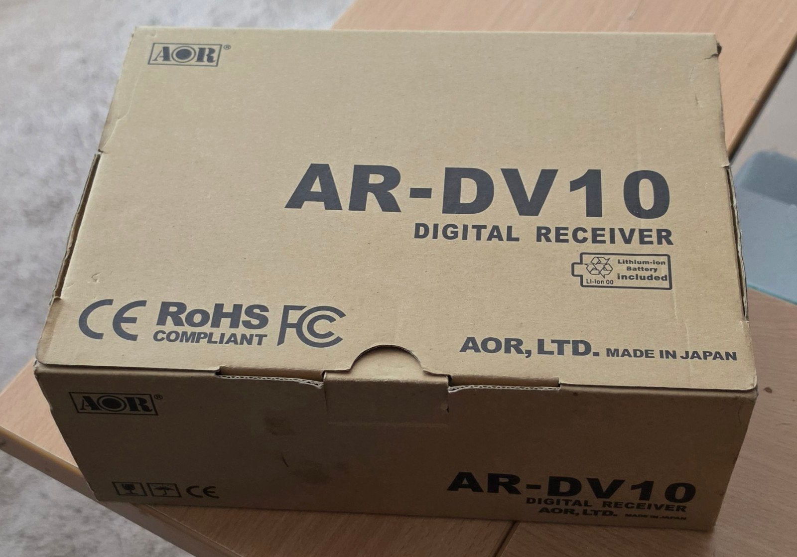 AOR-DV10 Radio Scanner Digital Receiver. Met  GSSI activatie, Telecommunicatie, Scanners, Ophalen, Zo goed als nieuw, 500 kanalen of meer