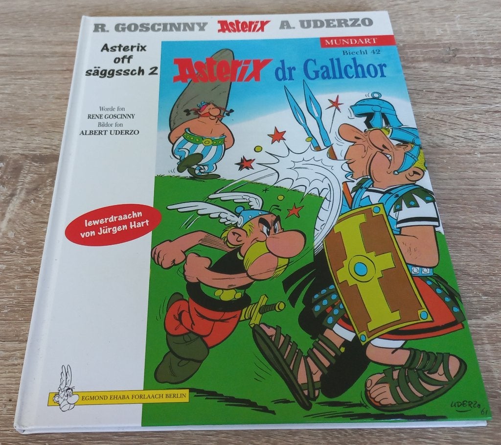 Asterix dr Gallchor (de Galliër,  Saksisch), Eén stripboek, Ophalen of Verzenden, Zo goed als nieuw, Goscinny & Uderzo