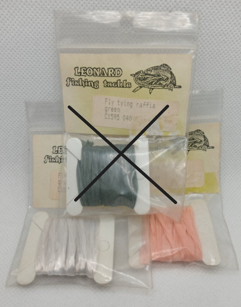 Leonard Fishing Tackle Fly Tying Raffia, Ophalen of Verzenden, Nieuw, Overige typen