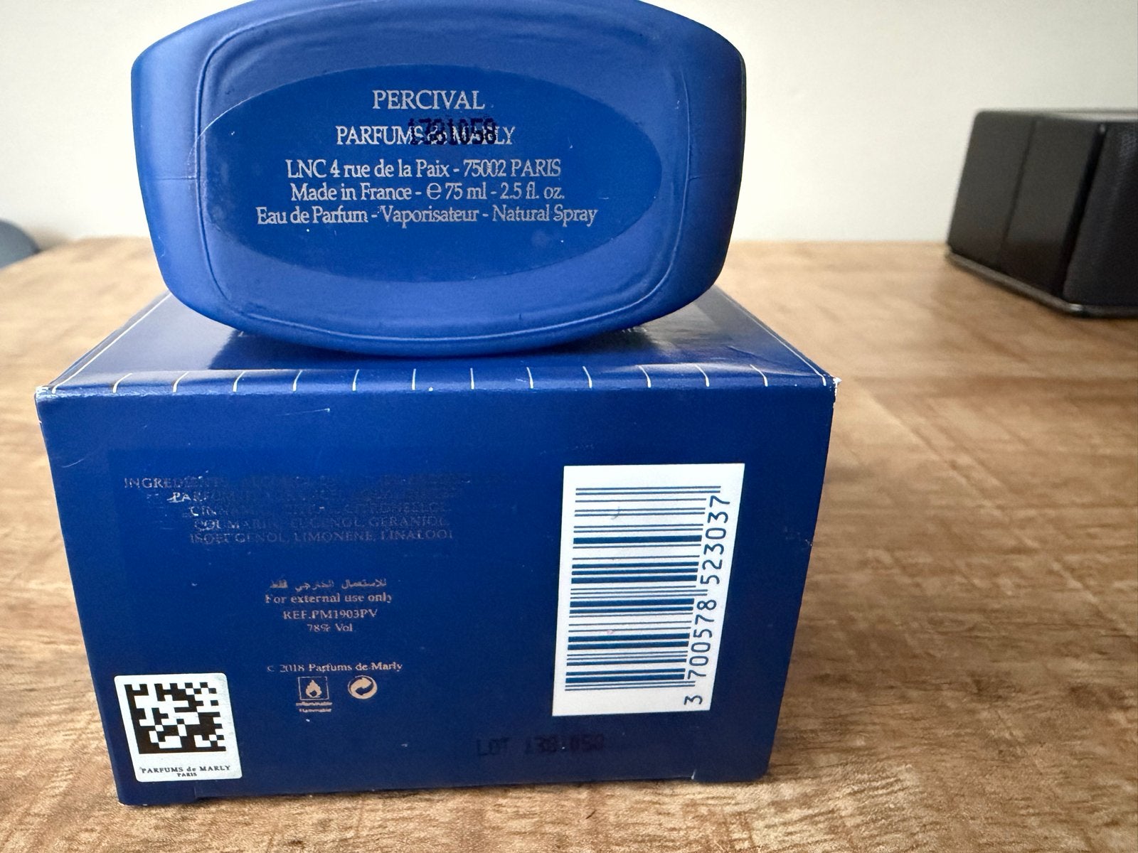 Parfums de Marly Percival 75ml - Oude Batch 78% Formule, Ophalen of Verzenden, Nieuw