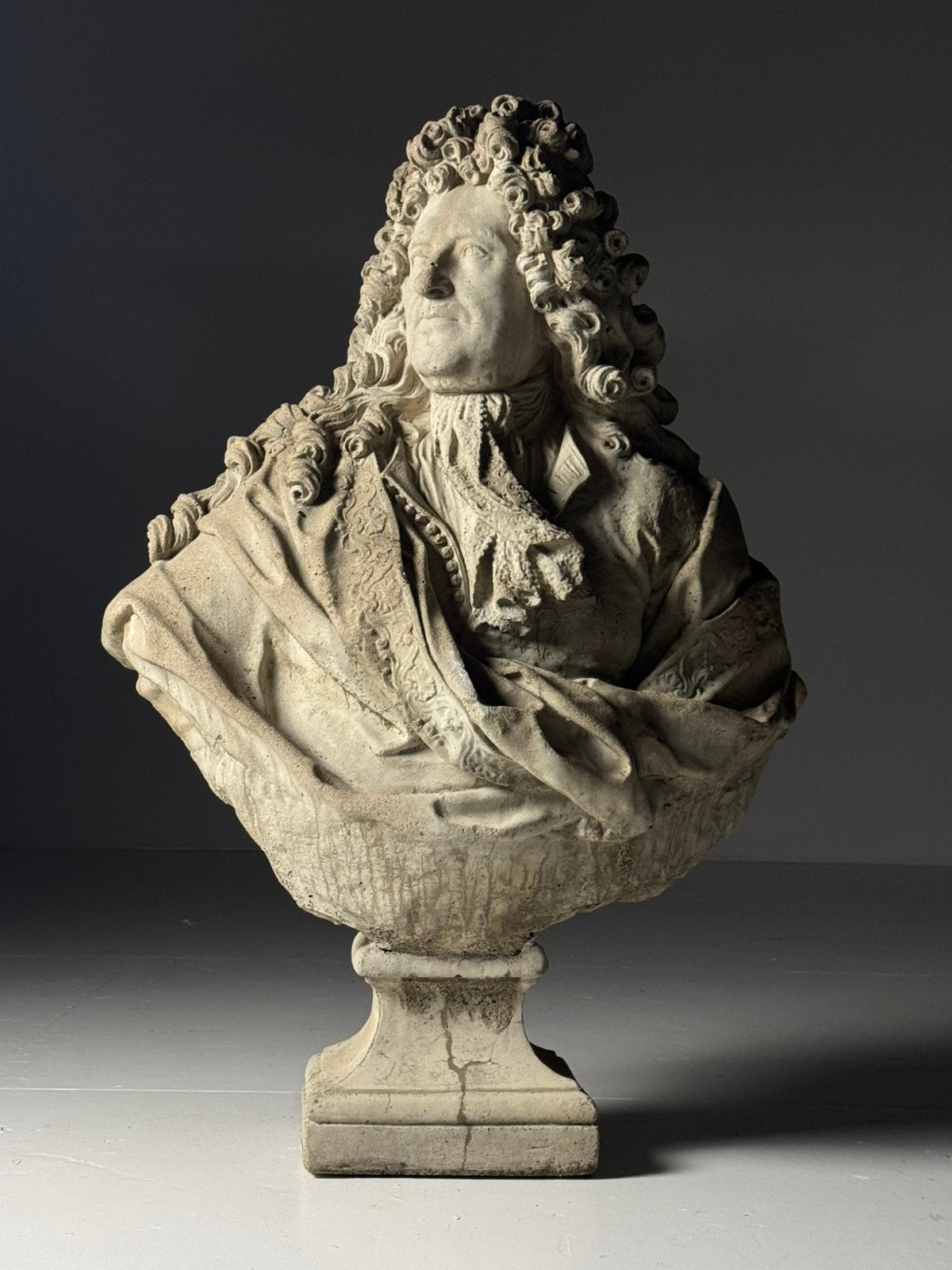 Gigantisch Borstbeeld Louis XIV 112cm, Ophalen, Zo goed als nieuw