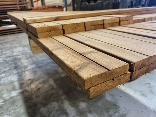 Planken- latten 18x90 Duurzaam gemodificeerd -  nr: tp222, Ophalen, Nieuw, 250 cm of meer, Planken