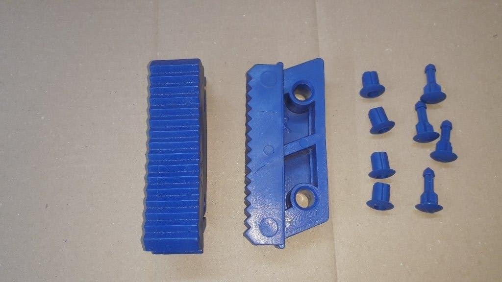 Solide Trapladder voeten voor- en of achterzijde 100 mm, Doe-het-zelf en Verbouw, Ophalen of Verzenden, Nieuw, Trap, 2 tot 4 meter