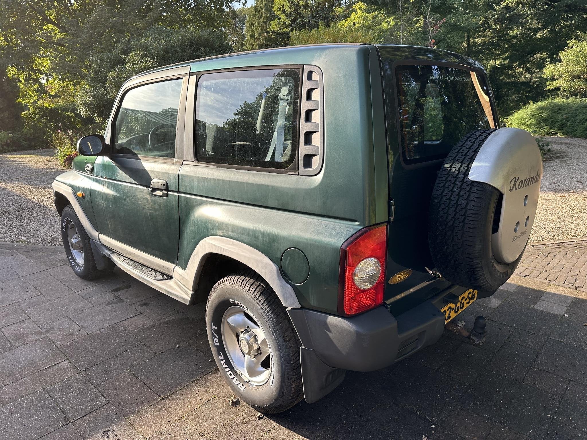 SsangYong Korando 2.3 E AWD 1e eigenaar, Auto's, Automaat, Stof, Gebruikt, Korando