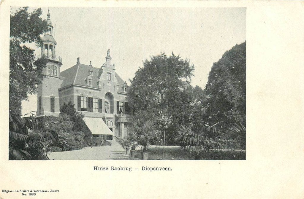 702-050-033 Diepenveen Huize Roobrug, Verzenden, Voor 1920, Overijssel