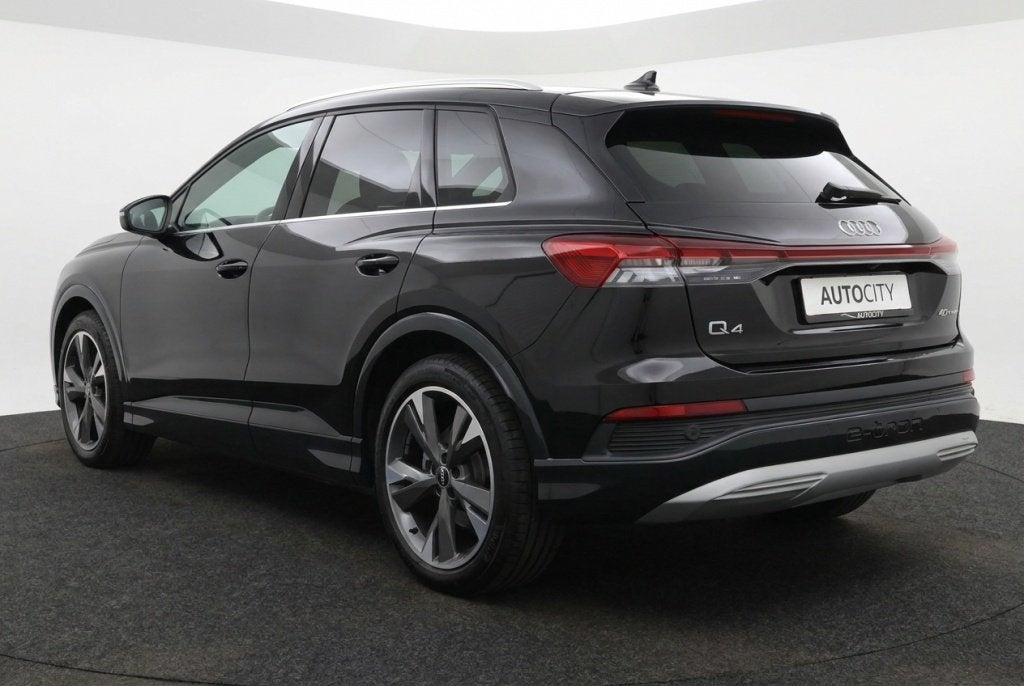 Audi Q4 e-tron 40 Advanced edition 204PK 77kWh Matrix | HUD, Automaat, Gebruikt, 495 min, Zwart
