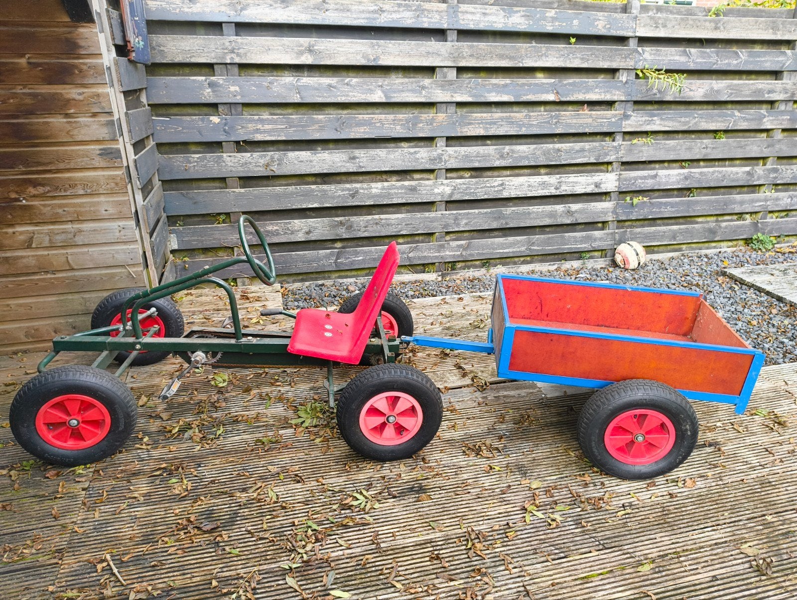 Mammoet skelter met aanhangwagen, Ophalen, Gebruikt, Mammoet, Met kar of aanhanger