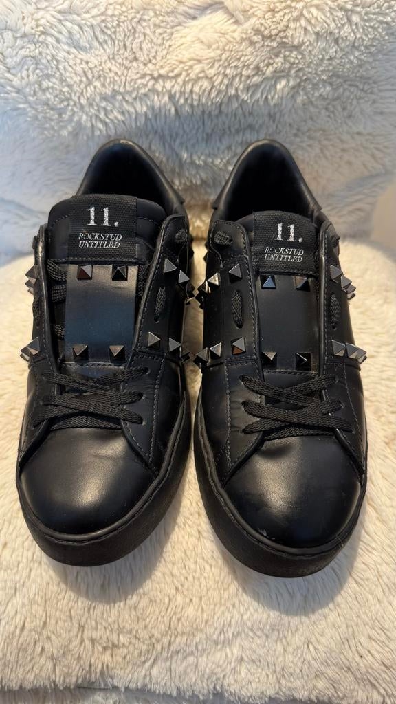 Valentino Rockstud Untitled Sneakers Zwart, Ophalen of Verzenden, Zo goed als nieuw, Zwart, Sneakers of Gympen